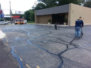 Crackfilling Pavement This Fall | MH Greeson Paving