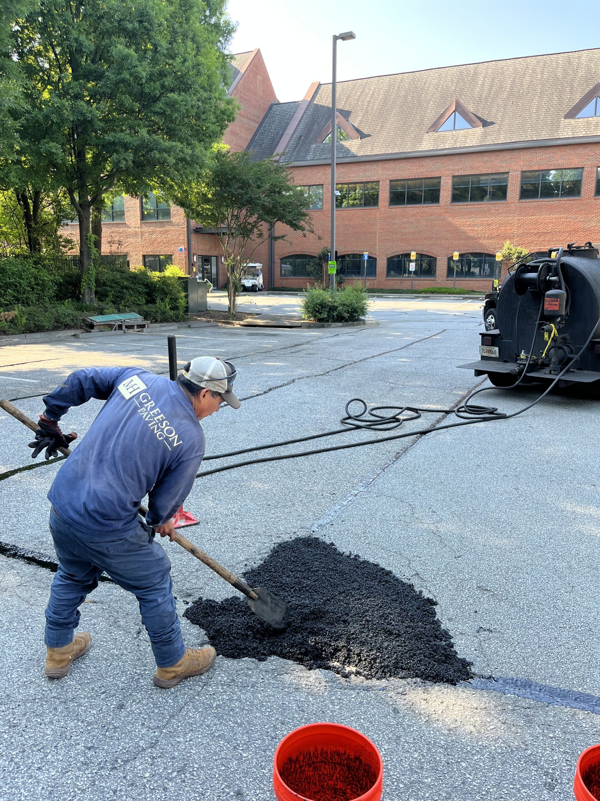 What is the Process for Repairing Asphalt in Atlanta?