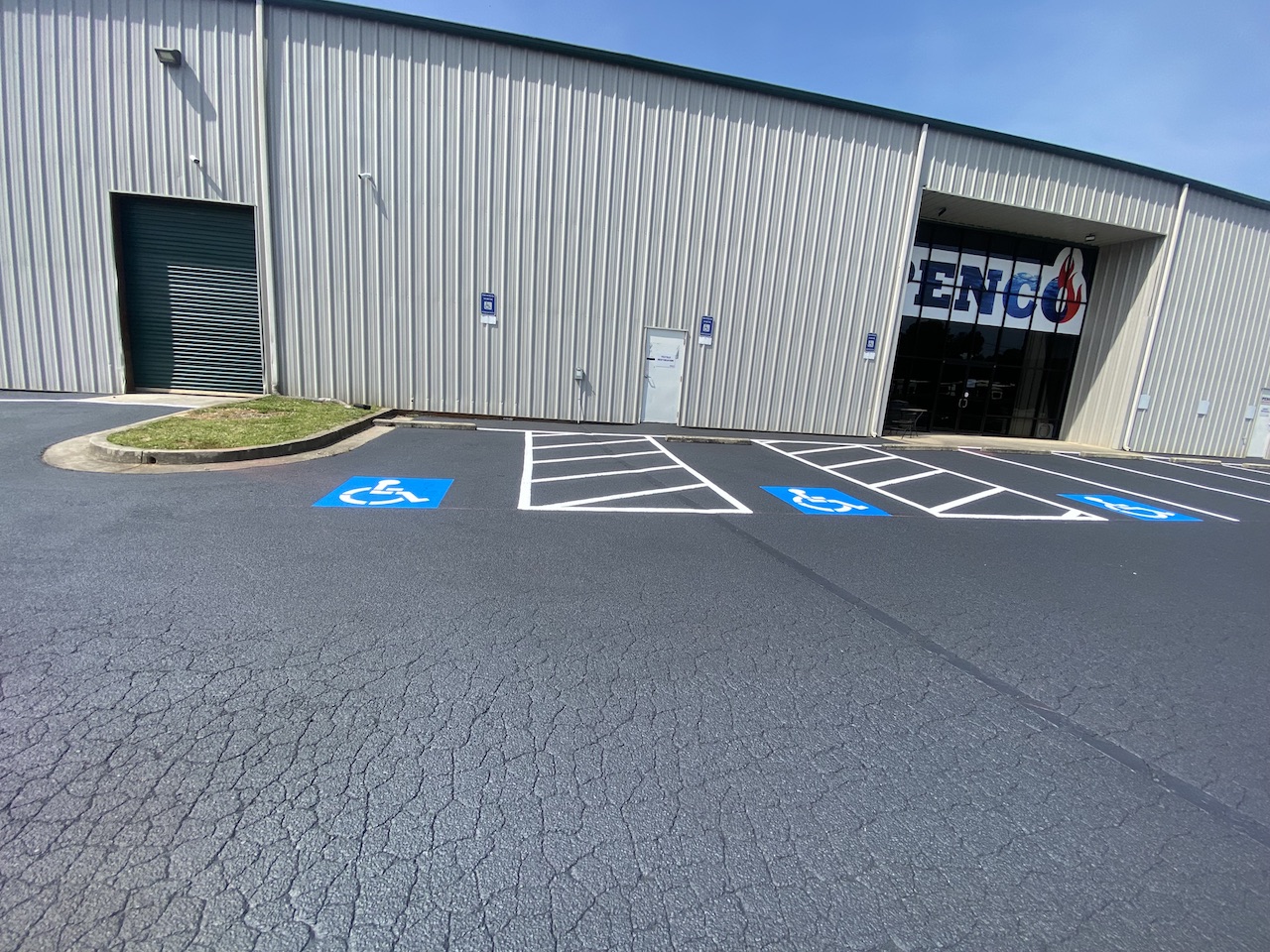 What Is the Standard Design for Striping in Marietta?