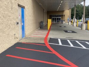 Common Problems When Your Parking Lot Striping Lines Are Old & Faded